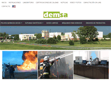 Tablet Screenshot of demsa.com.ar